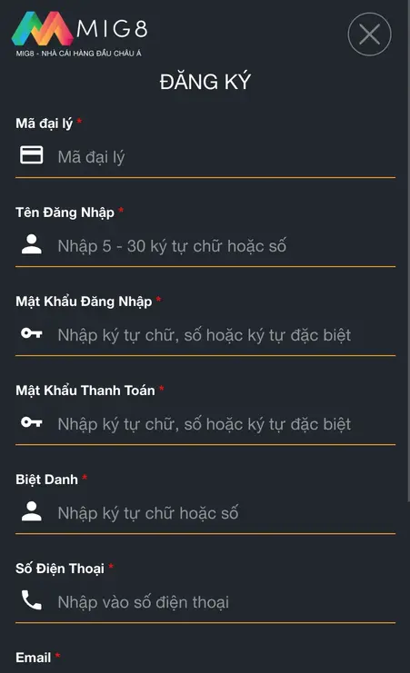 ĐĂNG KÝ MIG8
